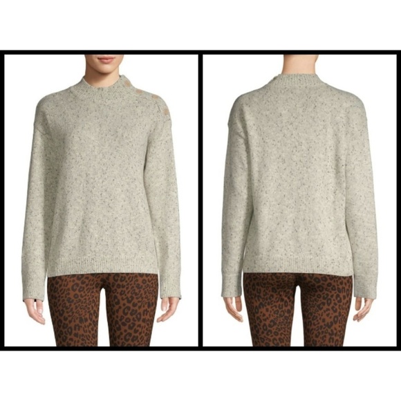 💕SANCTUARY💕 Jasper Buttoned Mock Neck Sweater - Picture 6 of 8